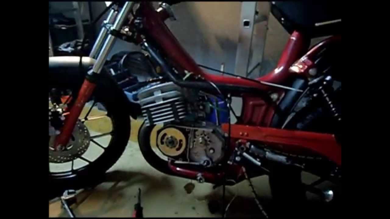 BellaFifty: UC4 von Franco Morini, zerlegt und gelagert, Malaguti Fifty, first start