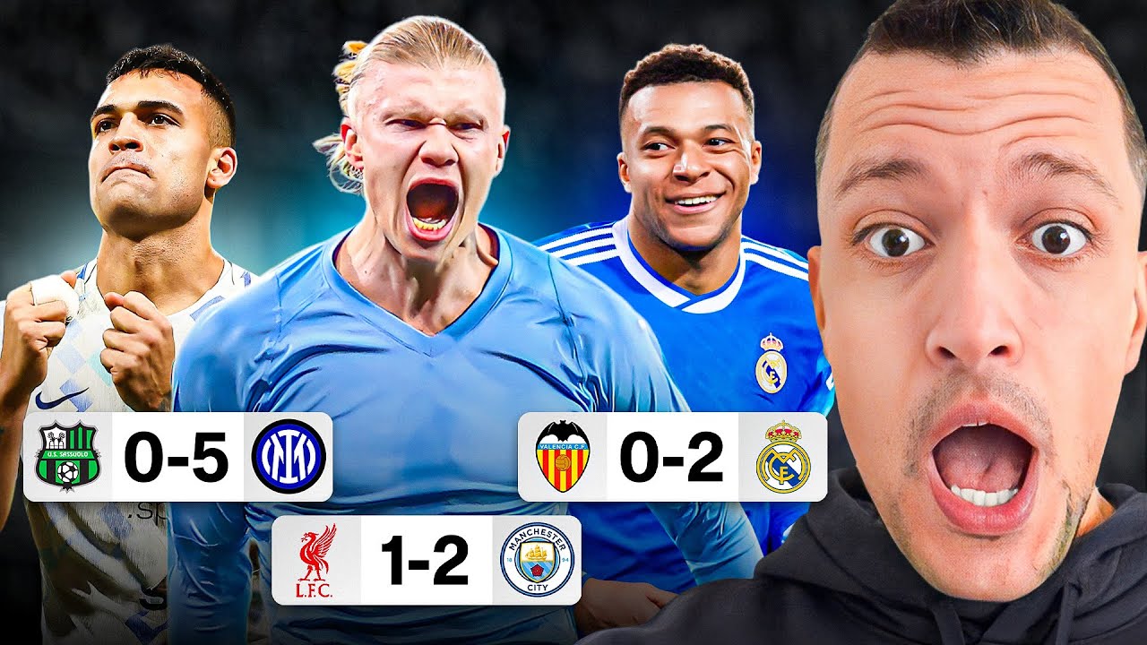 LIVERPOOL 1-2 MAN CITY | MAN UNITED 2-0 TOTTENHAM  | MBAPPE & YAMAL SHINE  | INTER DOMINATE!!!