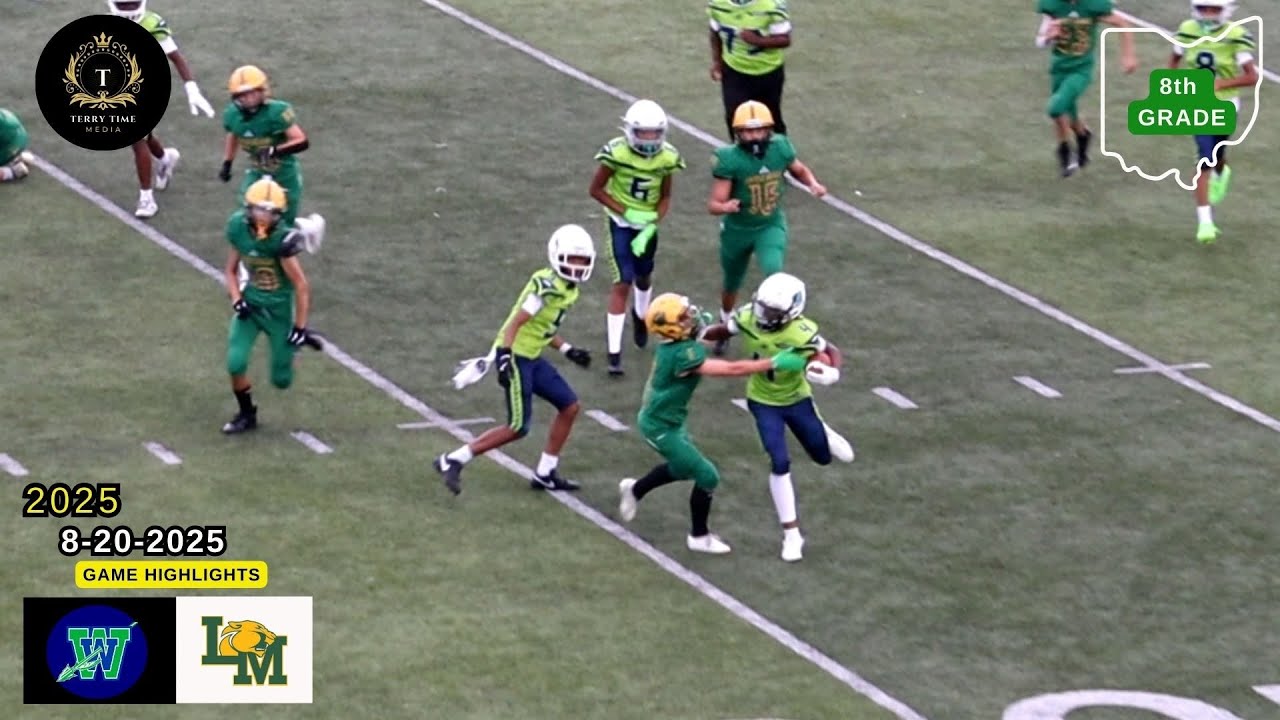 🏈 Winton Woods Warriors 8th Grade Football vs Little Miami | 36-0 Blowout Win! | Aug 20, 2025