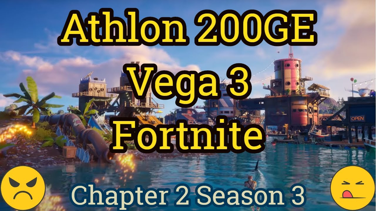 Athlon 200GE + Vega 3 = FORTNITE