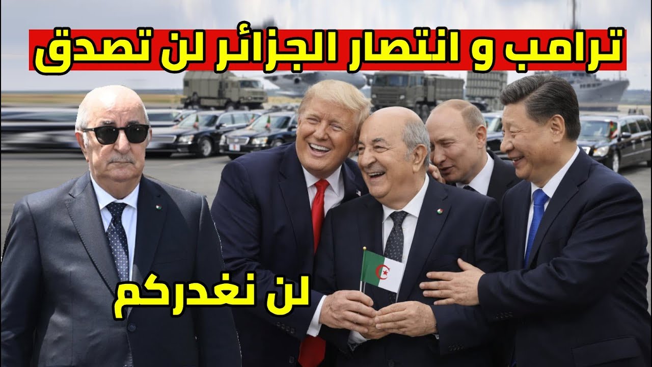 ترامب يفاجئ الجزائر و يقبل طلب الرئيس تبون موقف تاريخي يدهش الصين و روسيا
