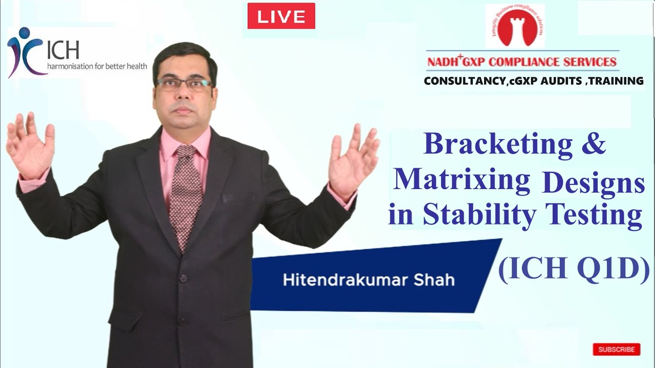 Bracketing and Matrixing Designs in 