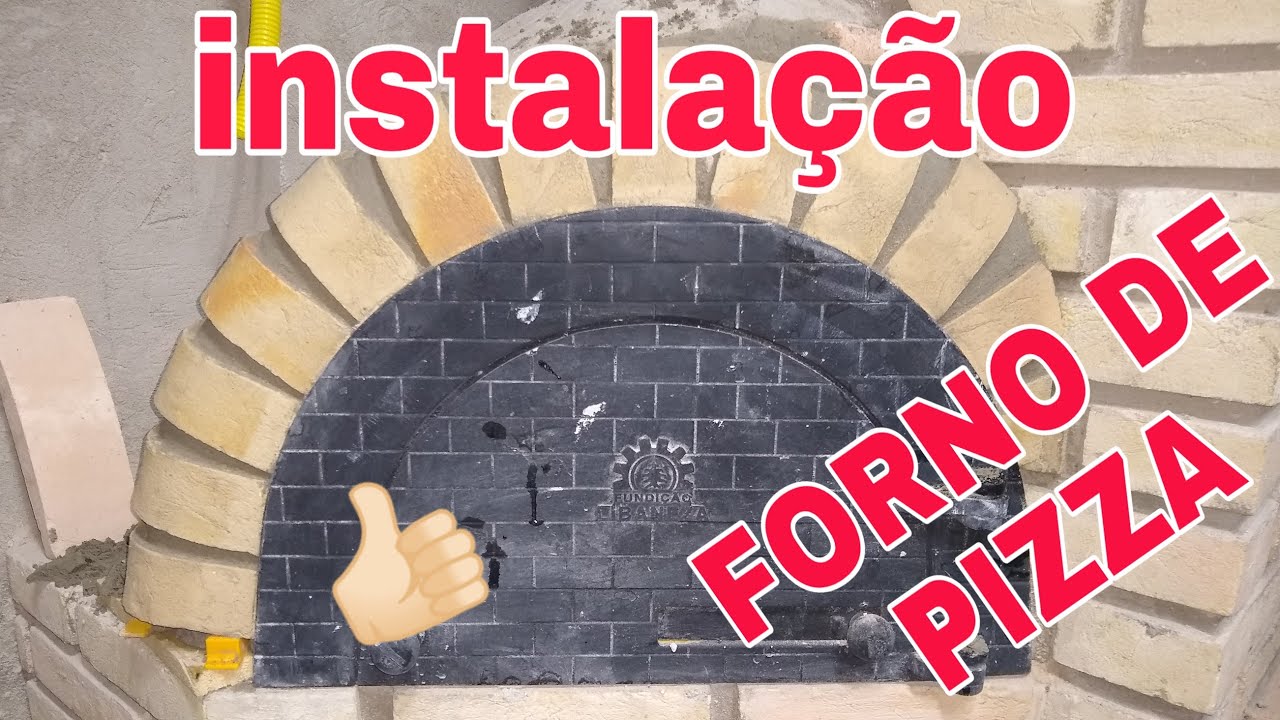 FORNO A LENHA, como chumbar a porta .