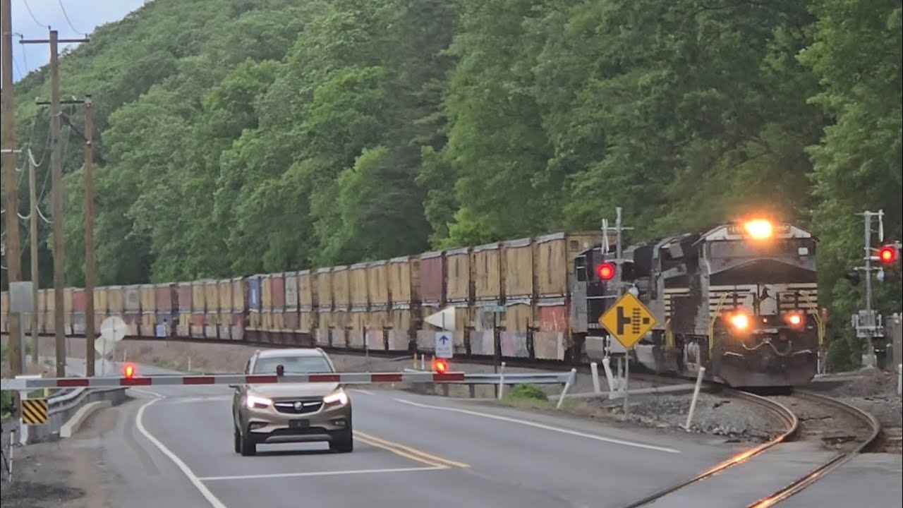 H61 passing MP 718 with a Friendly crew
