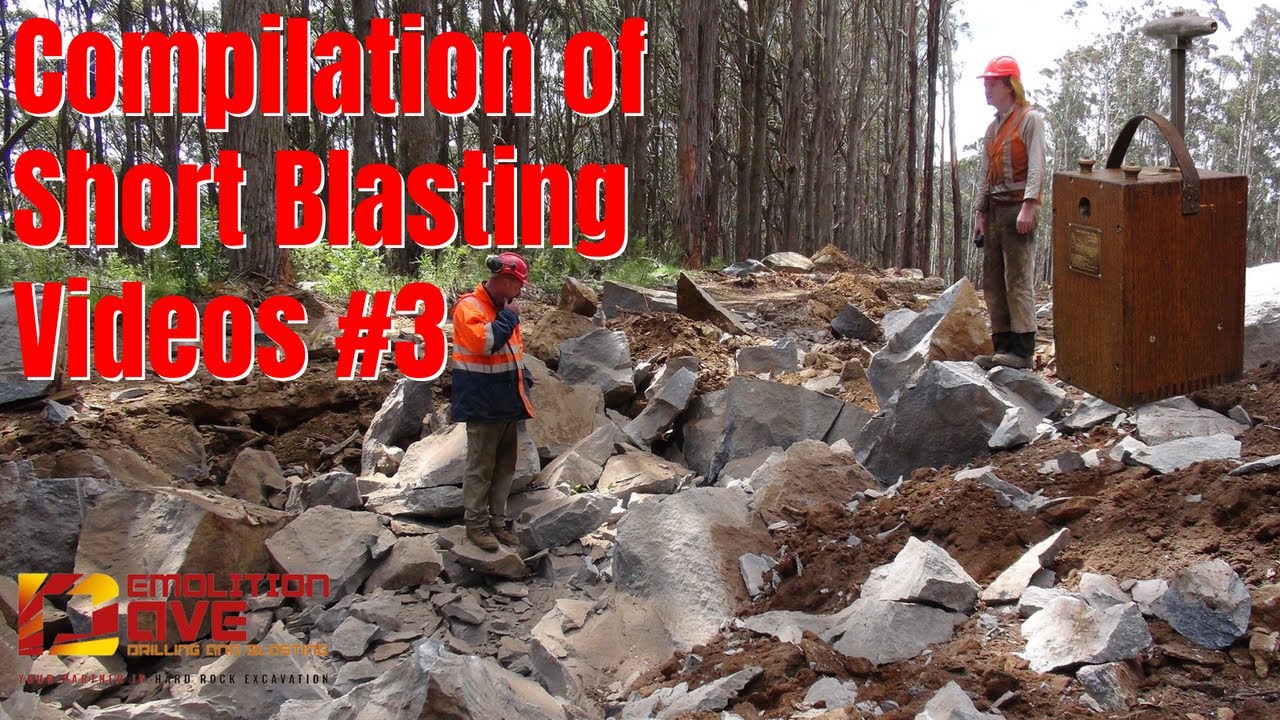 Compilation of short Rock Blasting videos #3