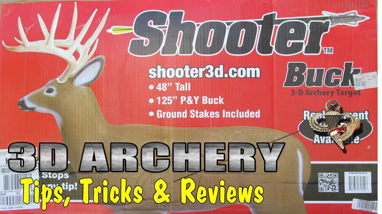 3D-стрельба из лука - Обзор мишени Shooter Buck 3D Target