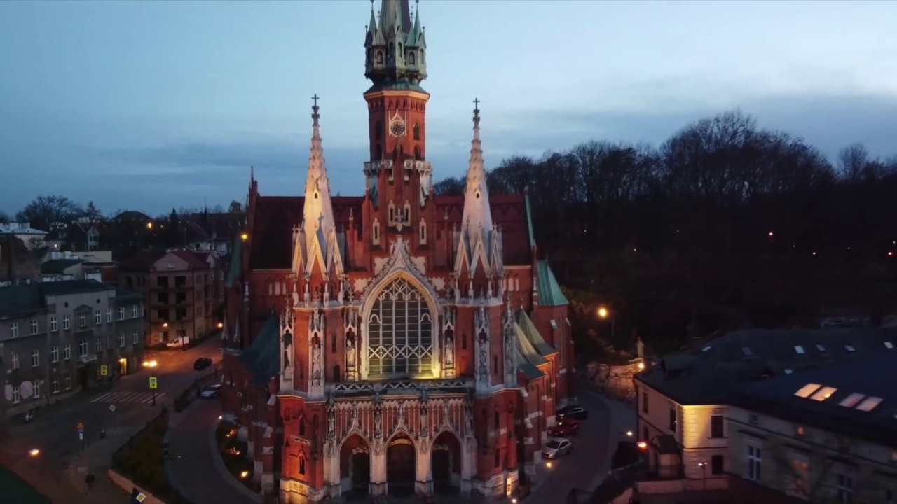 Kościół Św Józefa Kraków Podgórze Mavic Mini 2,7K
