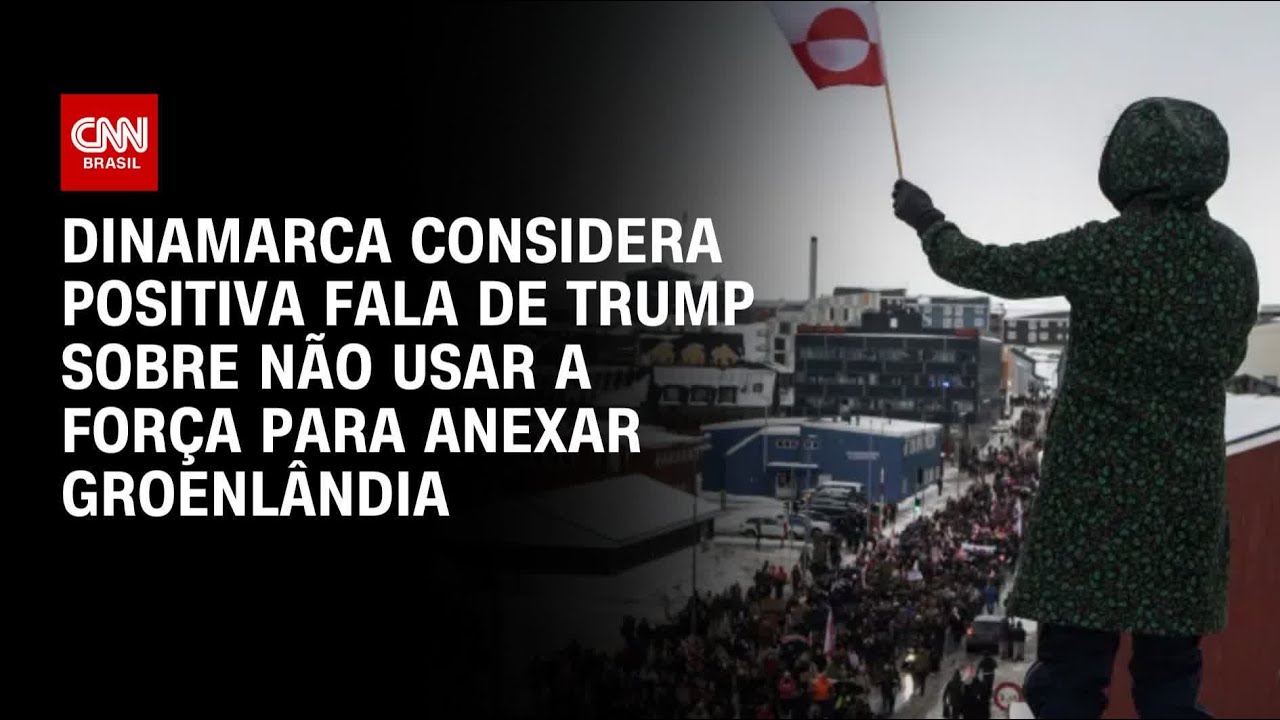 Dinamarca considera positiva fala de Trump sobre não usar a força para anexar Groenlândia | CNN 360º