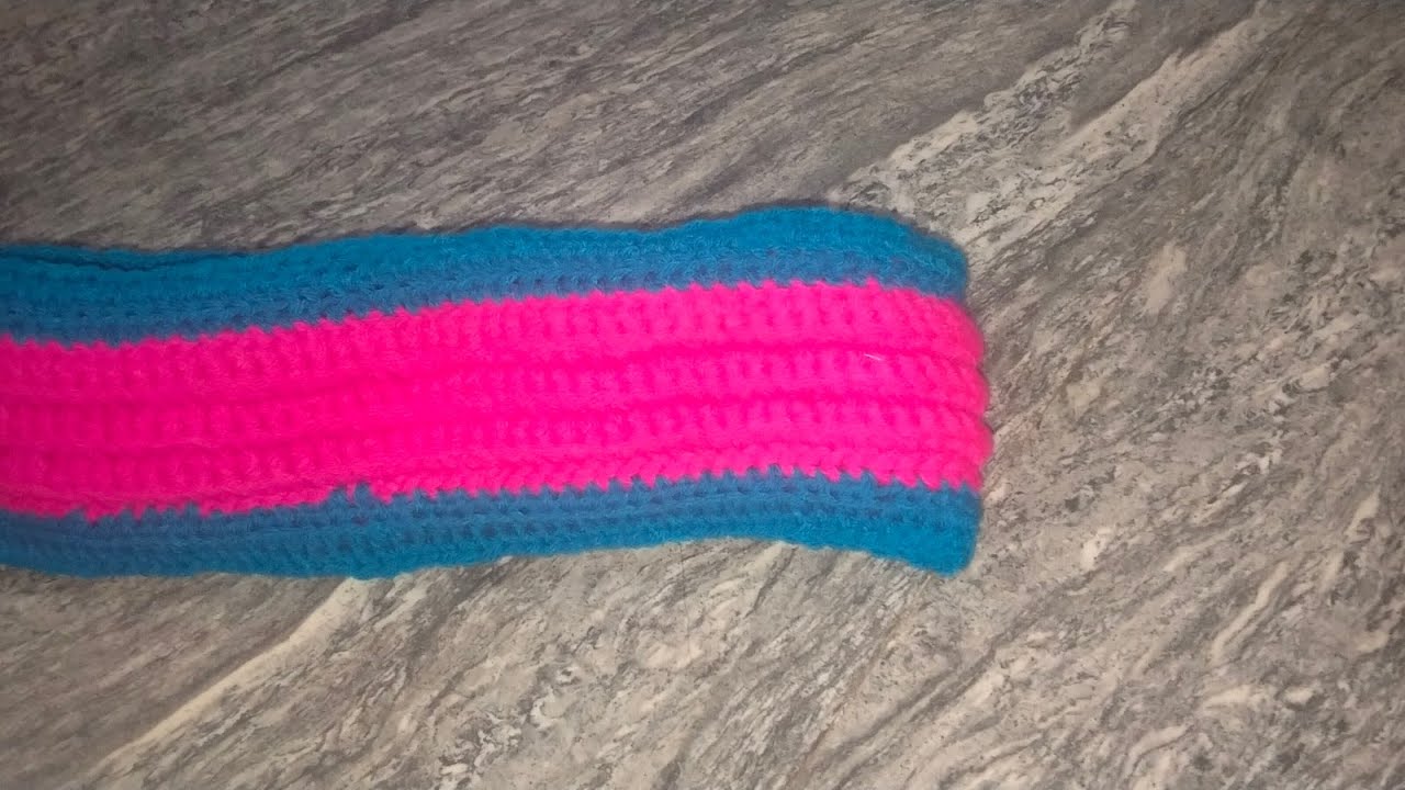 Winter head band and ear warmer easy crochet step by steps titorial 