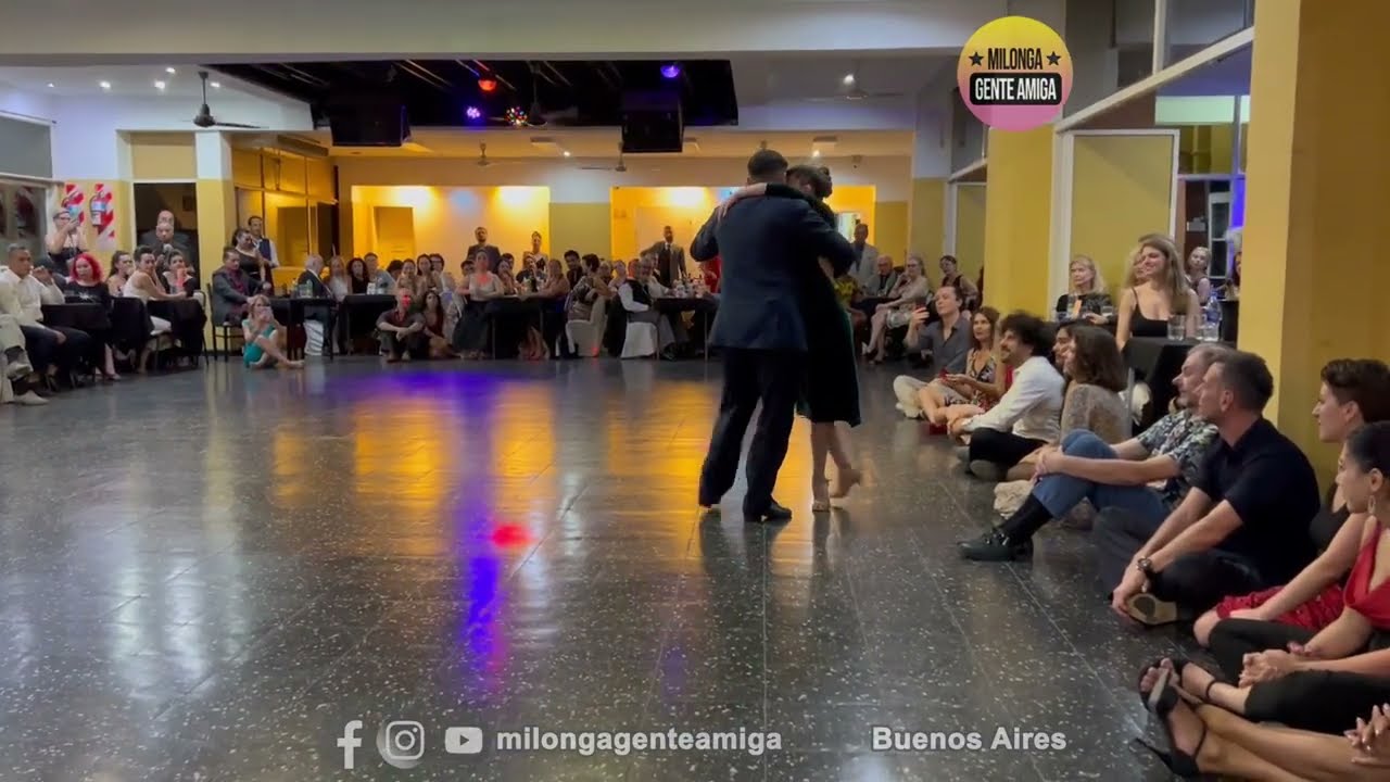 Carolina Giannini y Octavio Fernandez  - Milonga Gente Amiga - 18/FEB/2024 (1/2)