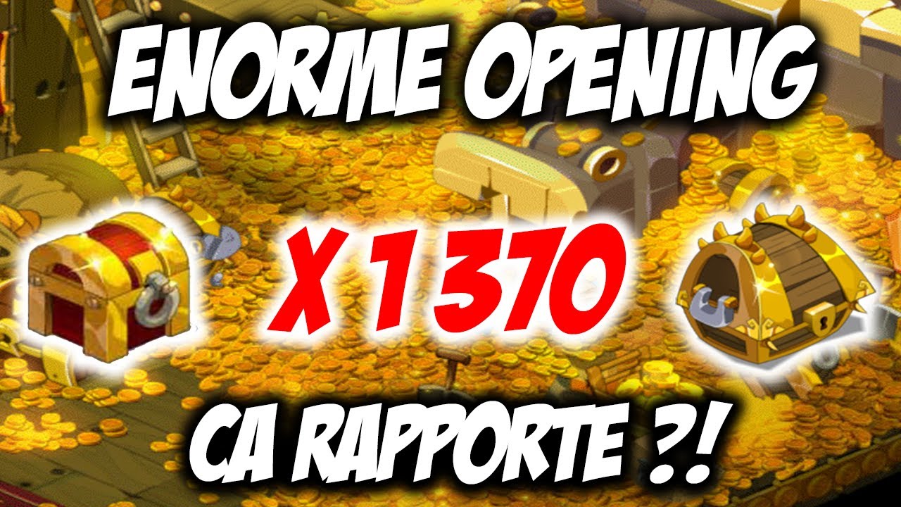 ENORME OPENING DE COFFRES SUR DOFUS ! ( X 1 370)