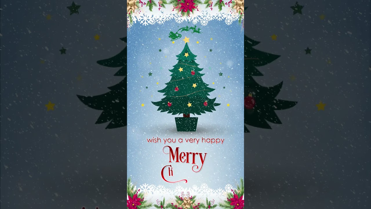 Merry Christmas Animation | Motion Design for Christmas | After Effects | #christmas