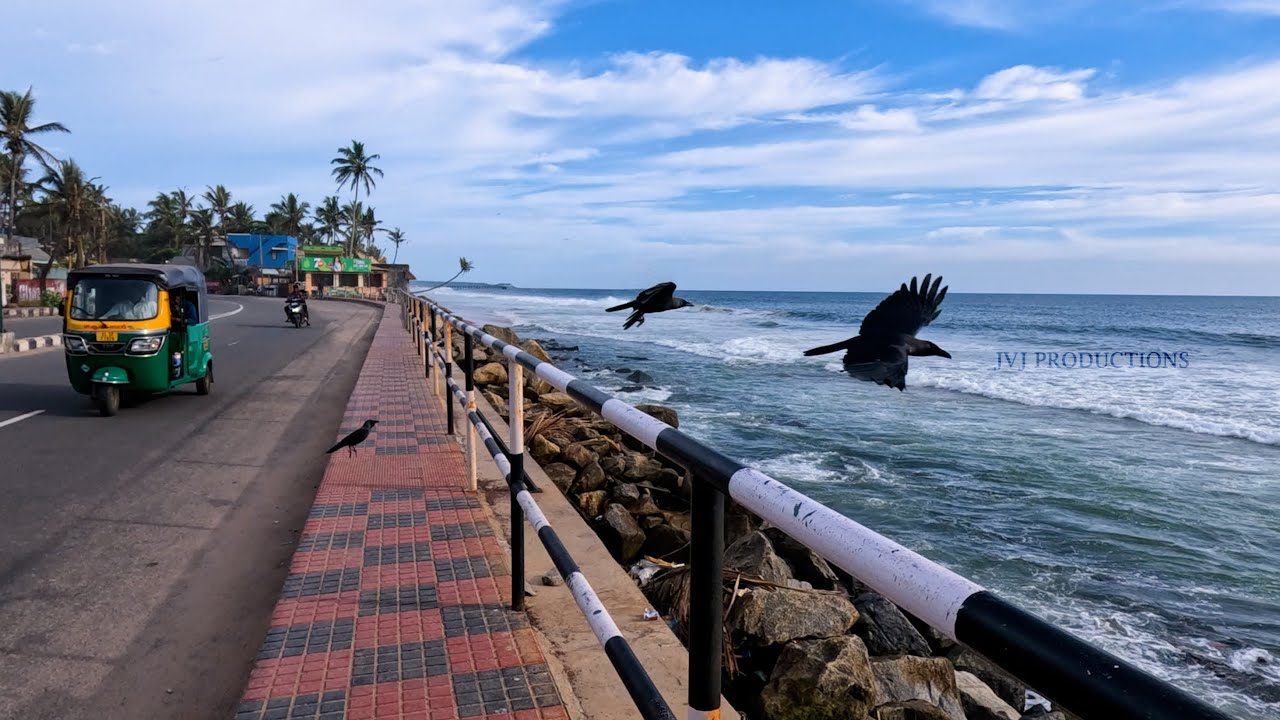 Shankumugham Beach | Trivandrum | Shot on GoPro 12 Black | JVJ Productions