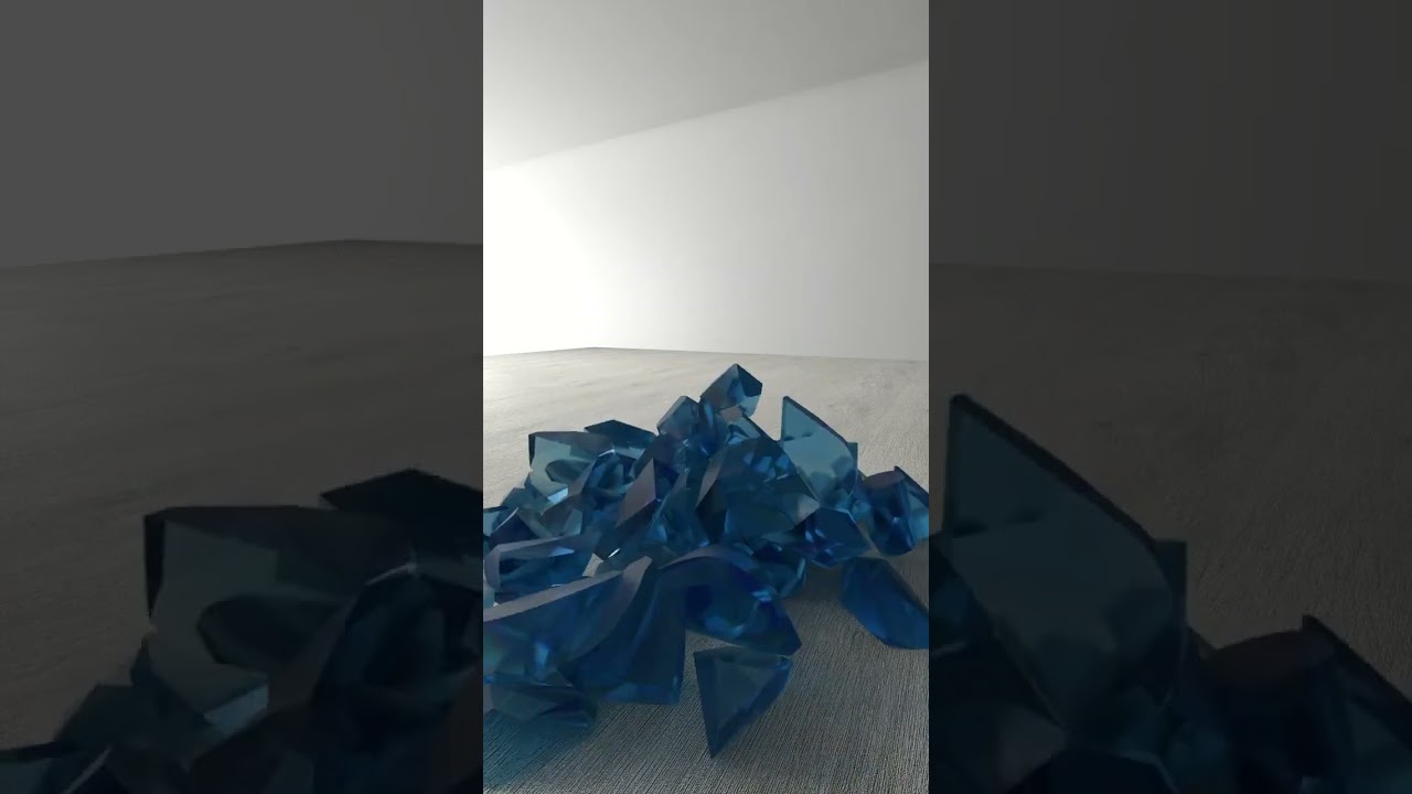 Glass animation cinema 4d redshift