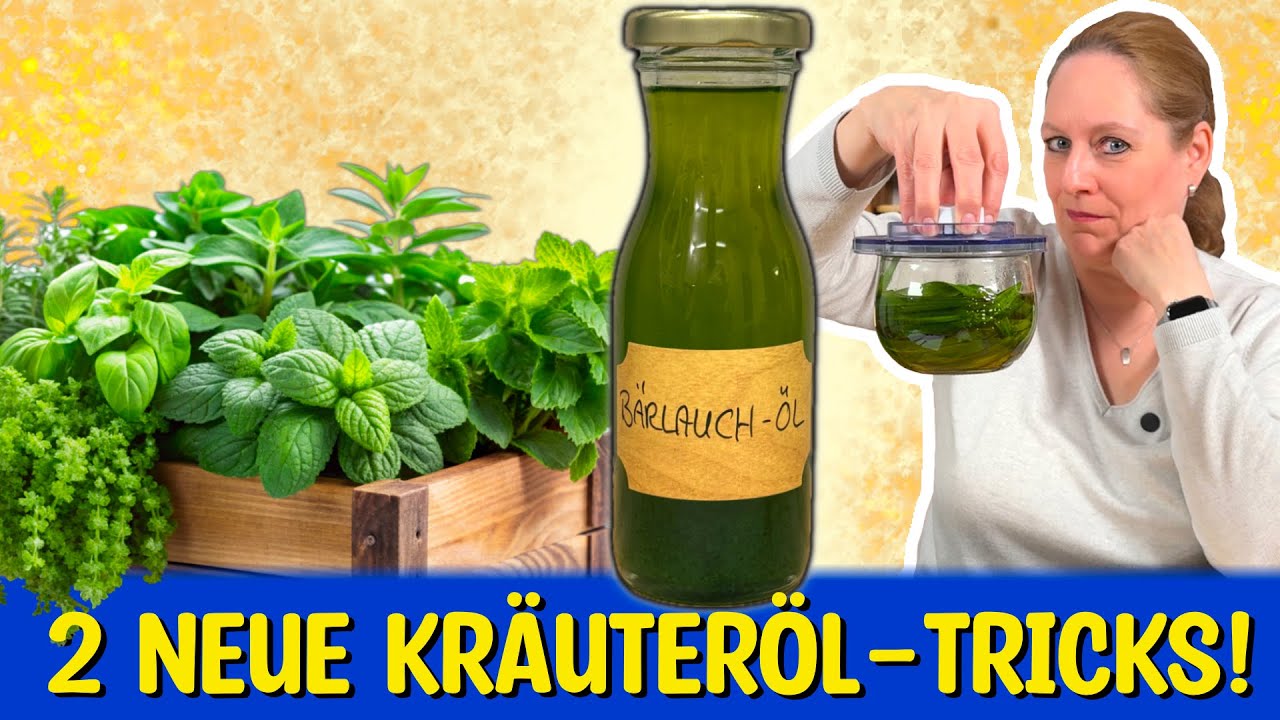 Aroma durch Vakuum und Salz im Öl? Zwei kaum bekannte Techniken! 😃🤗🪴
