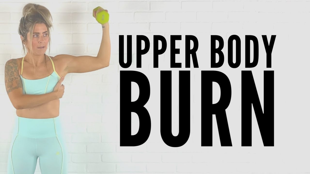 Upper Body BURN! 45 Min Strength Workout for Toned Arms, Back, and Chest!