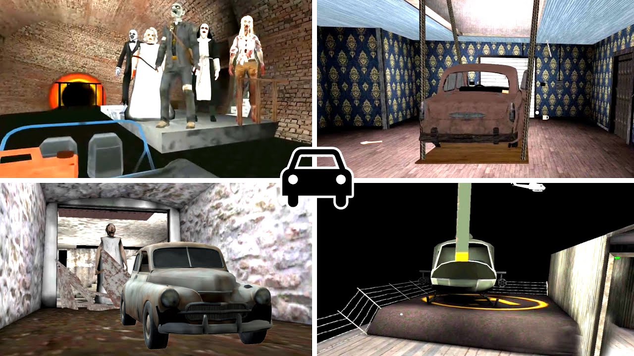 Vehicle Escape Battle - Hello Grandpa Vs Granny 4 The Rebellion - Granny 2 - Granny