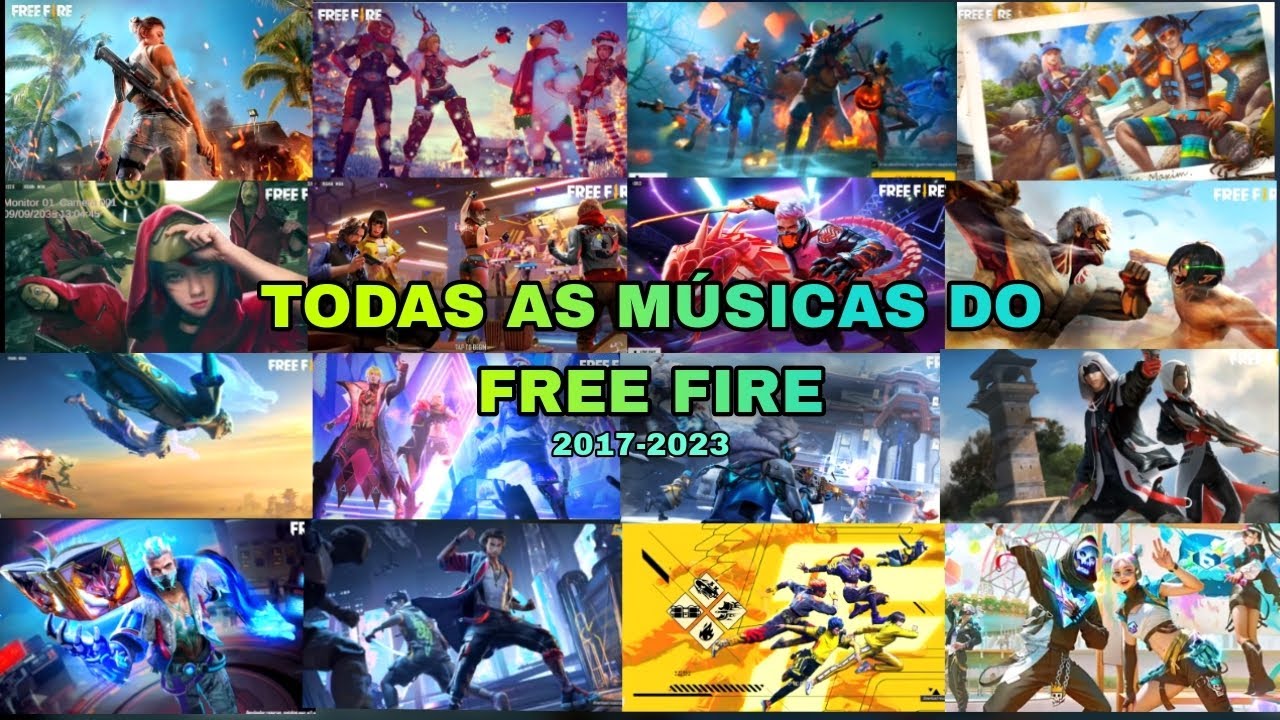 TODAS AS MÚSICAS DO FREE FIRE!🔥(2017-2023)