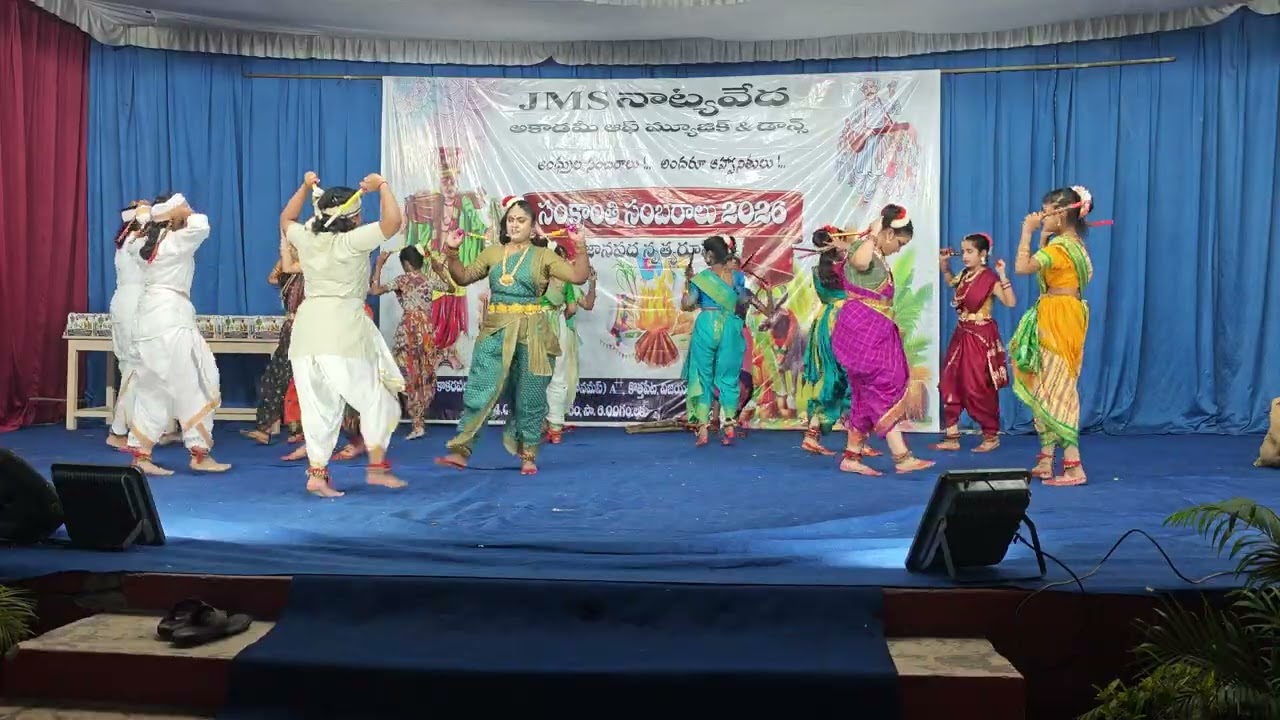 Sankranthi Sambaralu - 2026: Kolatam @ JMS Natyaveda, Vijayawada 