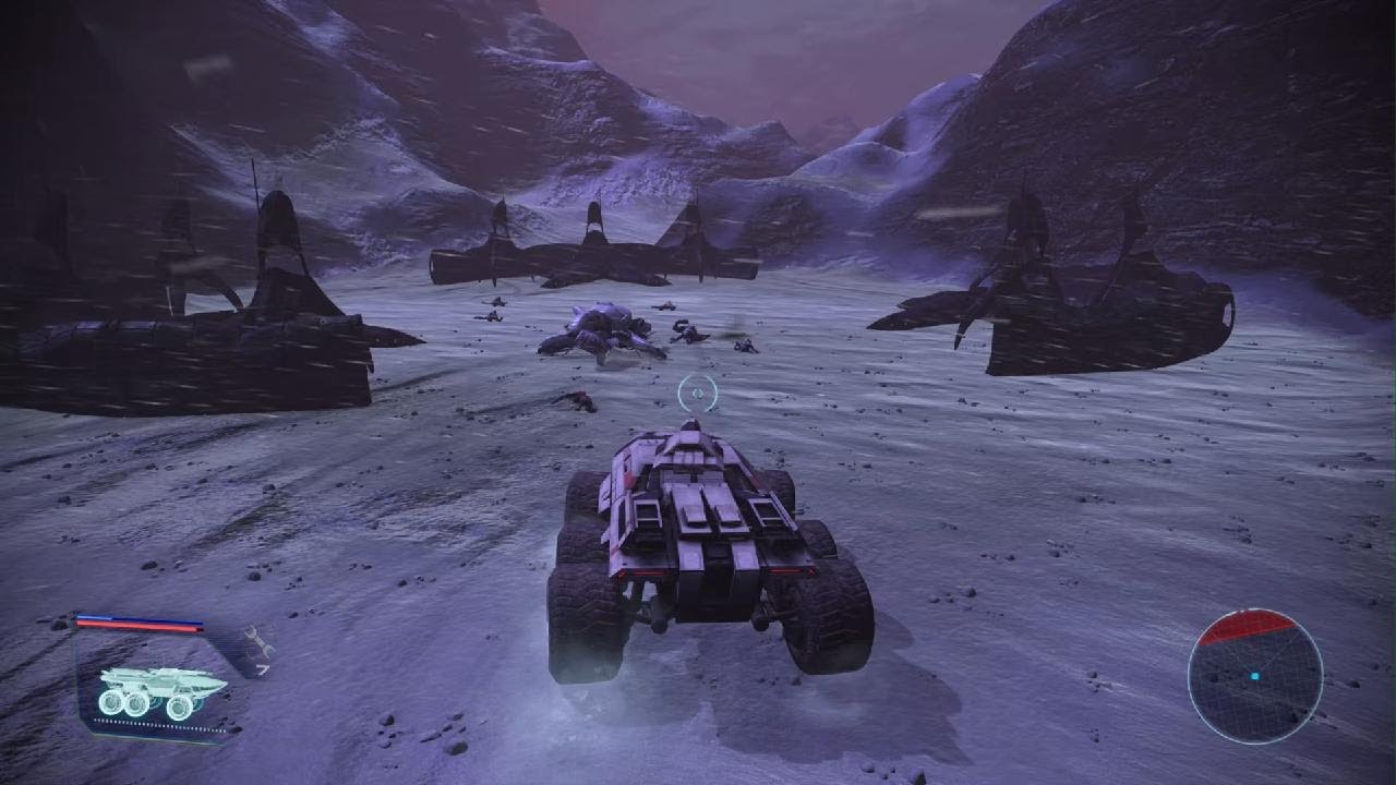 Mass Effect: Bigg Spectre takin' out geth outposts