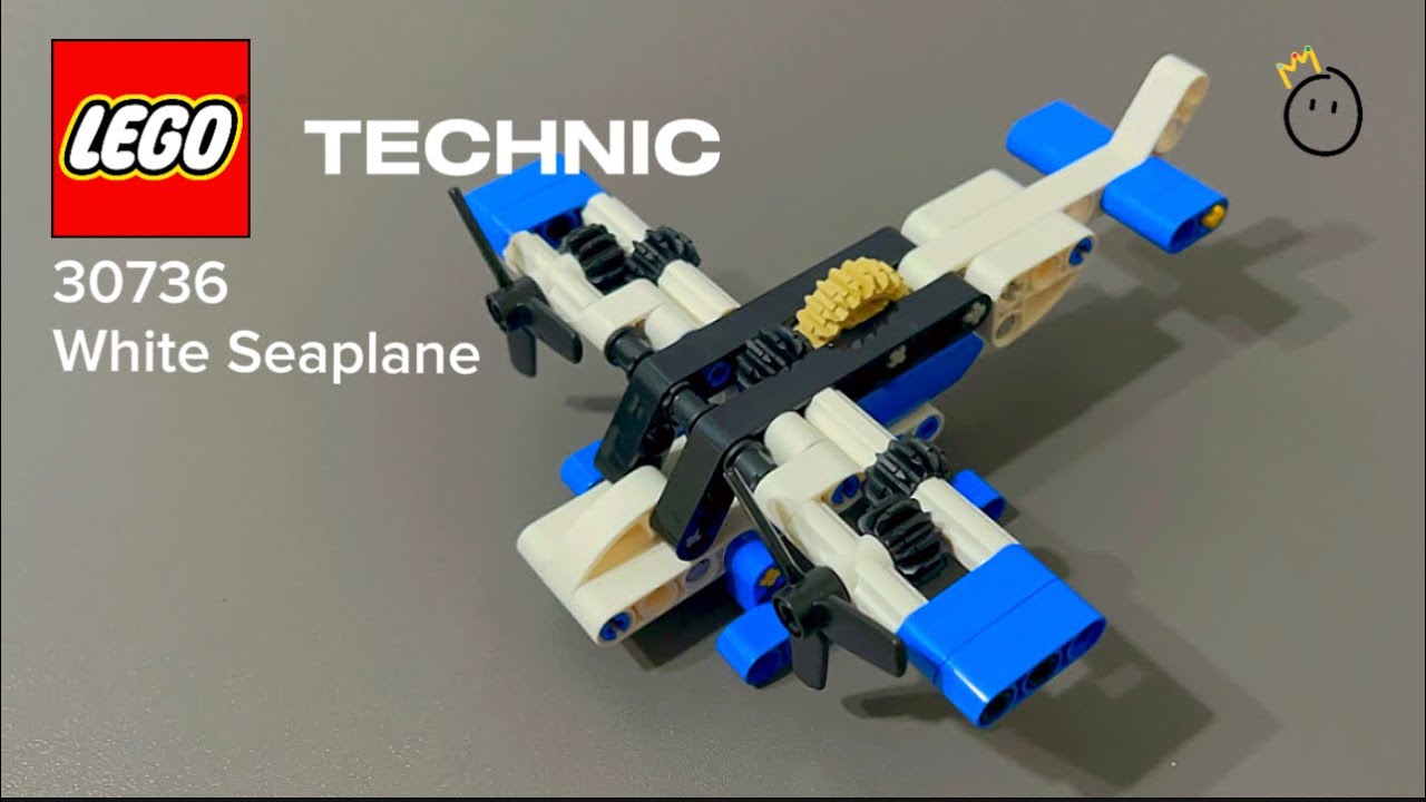 LEGO Technic 30736 White Seaplane | Speedbuild & Review