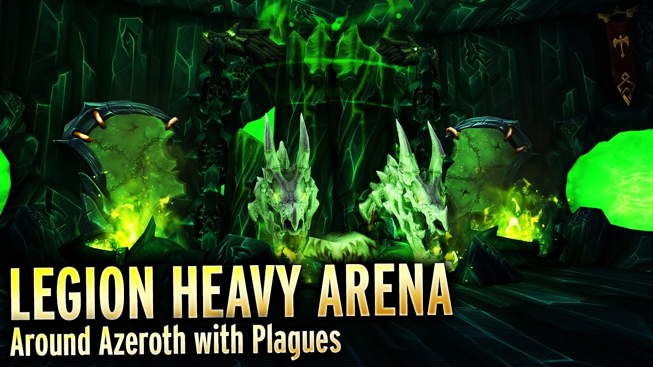 Crazy Legion Battle Board - Around Azeroth with Plagues