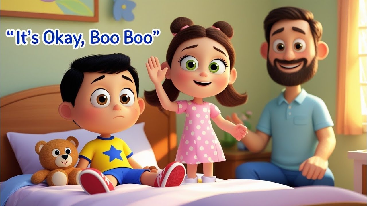 It's Okay, Boo Boo | Leo and Mia Songs | Nursery Rhymes & Kids Songs