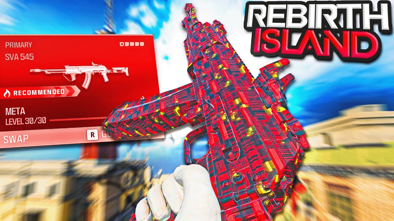 *NEW* TWO SHOT SVA 545 on REBIRTH ISLAND! (WARZONE 3)
