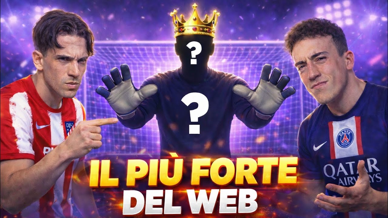 SFIDIAMO IL PORTIERE PIÚ FORTE DEL WEB IN UNA SFIDA PAZZESCA!⚽️🔥
