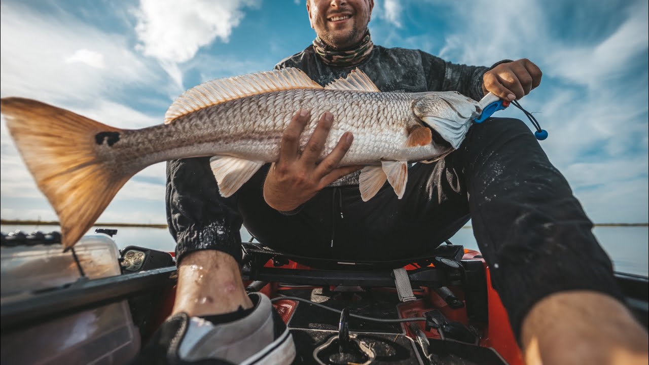 Sight Casting Limit of Redfish || Corpus Christi Kayak Fishing ||