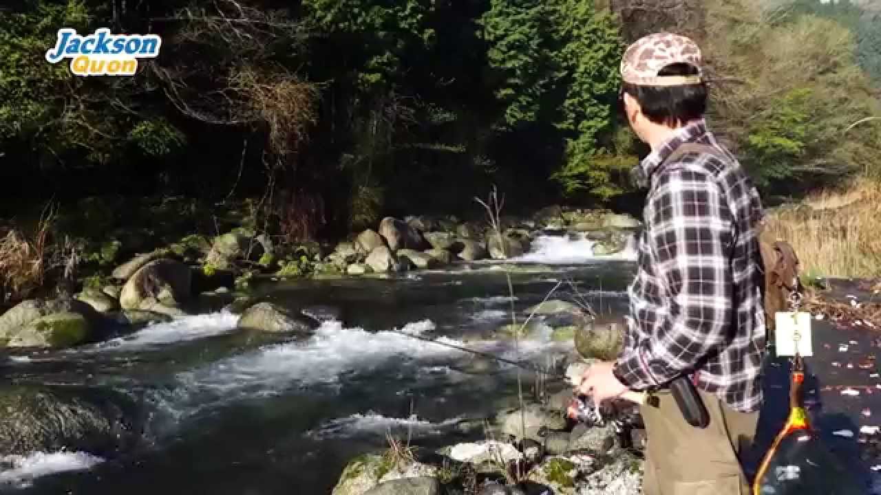 Jackson トラウトアイテムで釣る！狩野川実釣前編！ kawasemi/trout tune/cymo/dart majic