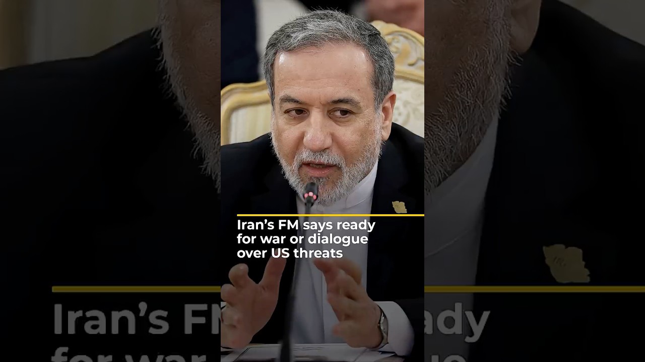 Iran’s FM says ready for war or dialogue over US threats | AJ 