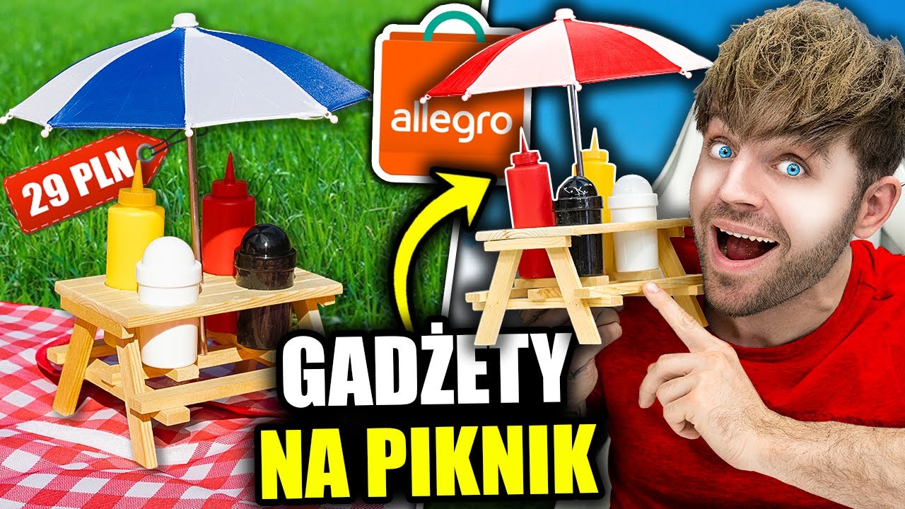 Testuje NAJLEPSZE GADŻETY na PIKNIK z Allegro!