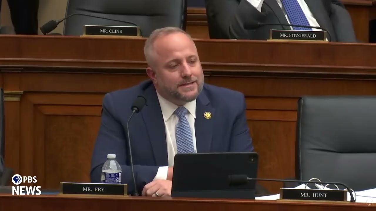 WATCH: Rep. Fry questions Jack Smith on Trump investigations