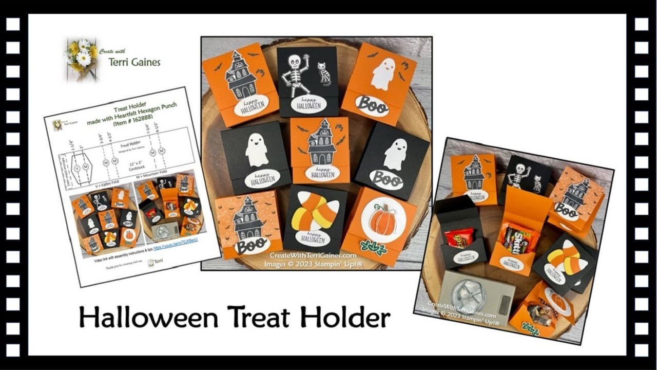Halloween Treat Holder with FREE PDF Download