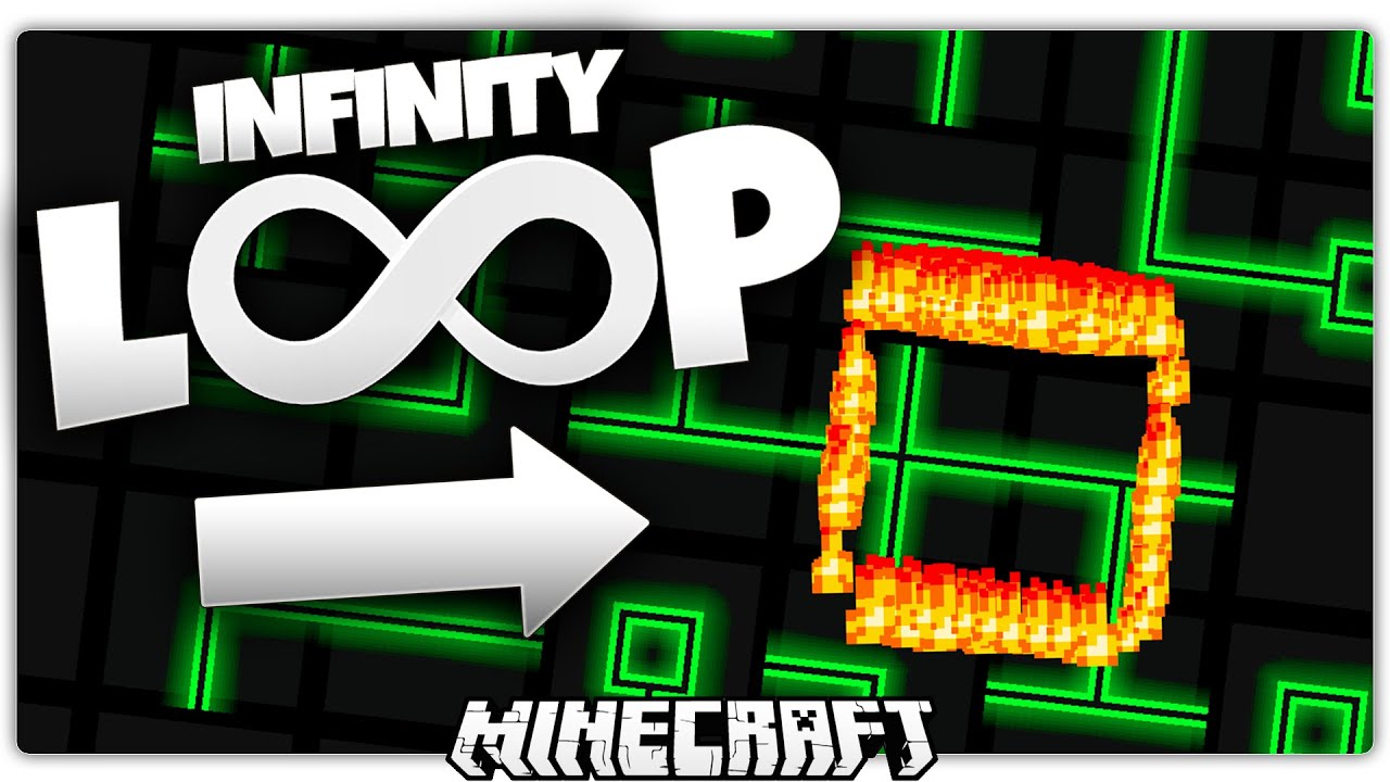 THE MINECRAFT INFINITY LOOP | Удивительная карта-головоломка