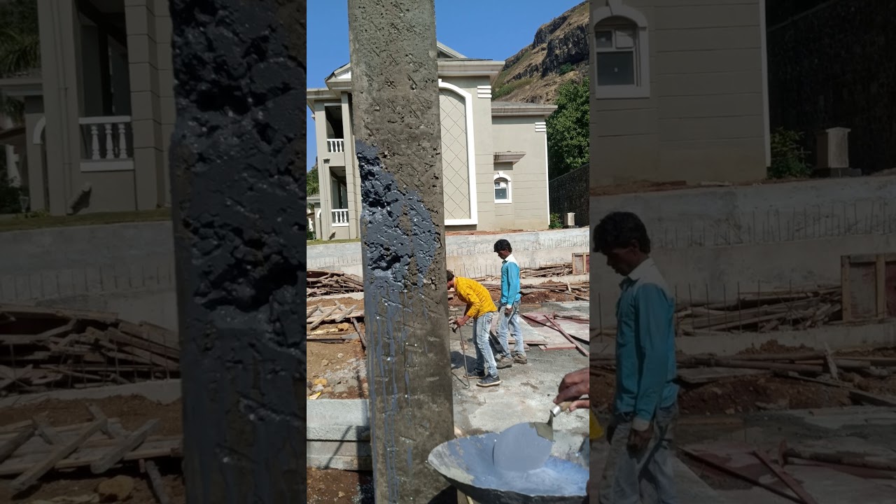 Honeycomb treatment  in column with good quality.