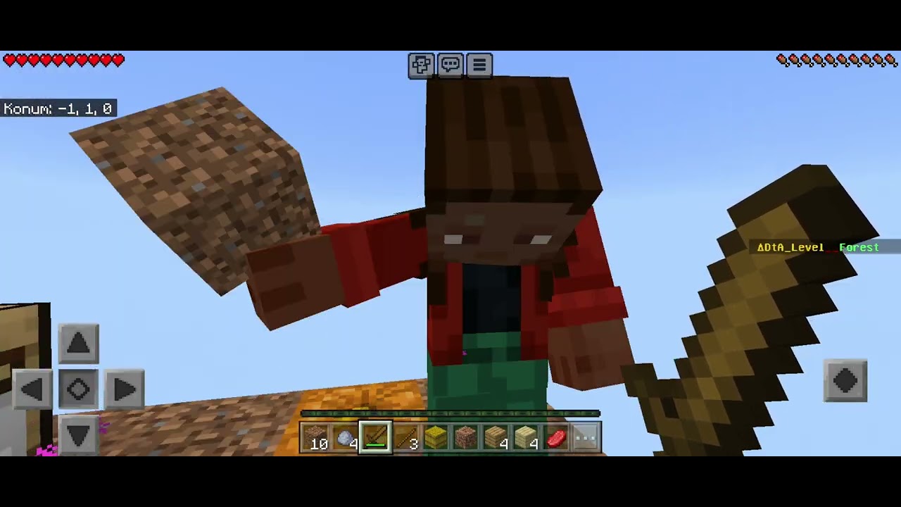 Zanyarla minecraft oynuyoruz tek blok 1.bölüm
