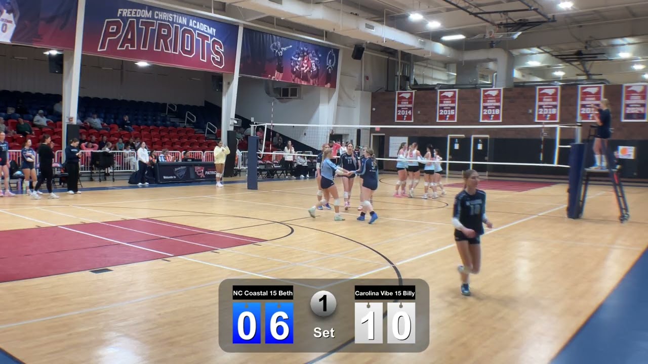 NC Coastal 15 Beth vs Carolina Vibe 15 Billy  Set 1 Match 1                    2/22/2026
