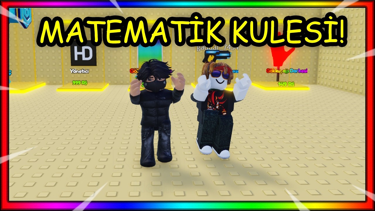 MATEMATİK KULESİNE TIRMANDIK!!! | ROBLOX