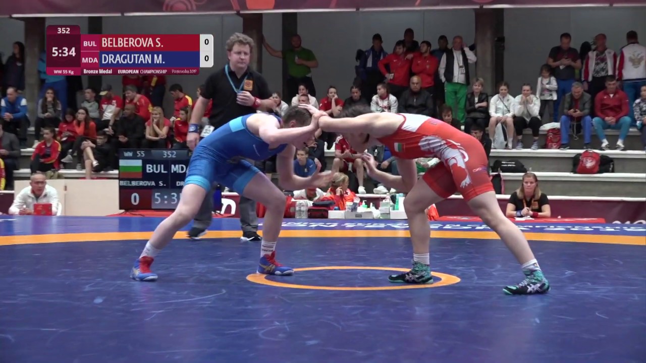 BRONZE WW - 55 kg: S. BELBEROVA (BUL) v. M. DRAGUTAN (MDA)
