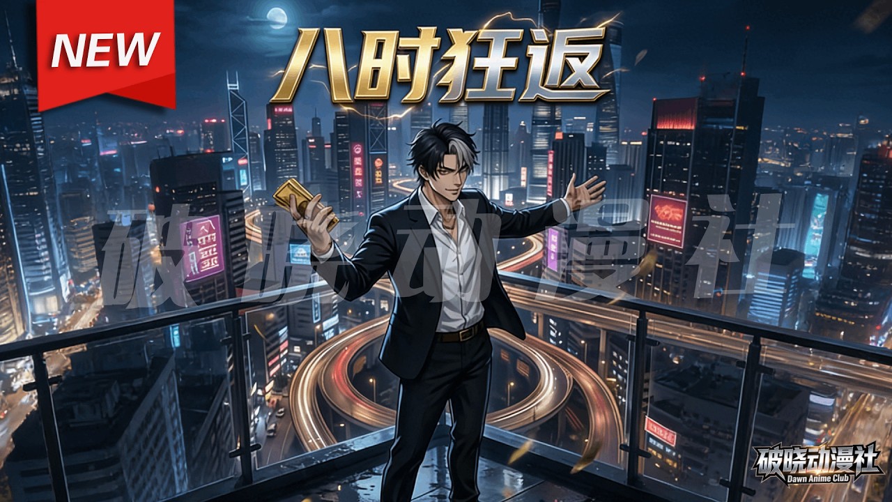 MULTISUB📢新番上线《八时狂返》第1~70集丨陆铭意外激活8小时限时十倍返现神豪系统，以5块5元起步，凭借精准的金融思维和对系统规则的极致拆解，撬动百亿资本，触发系统高倍率返现！破晓动漫社