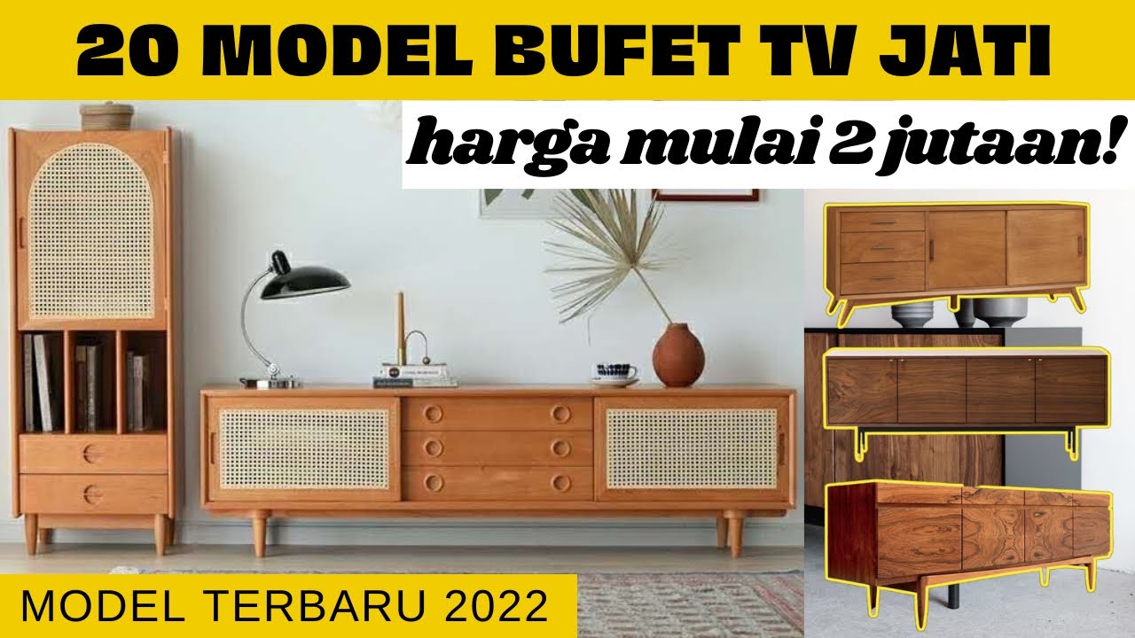 20 Model Bufet Meja Tv Jati Minimalis, Harga Bufet tv jati minimalis jepara, meja tv harga murah