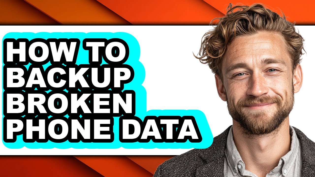 How to Backup Broken Phone Data (only Way)