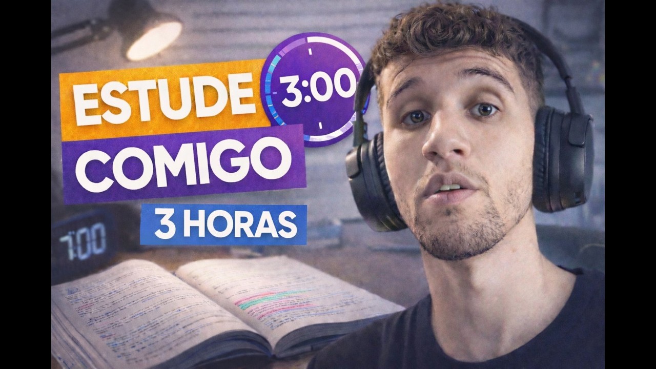 📚🔥 LIVE DIÁRIA DE ESTUDOS – ESTUDE COMIGO (4 Horas Líquidas)  Study with me  @ Leo Concurseiro 🔥 #17