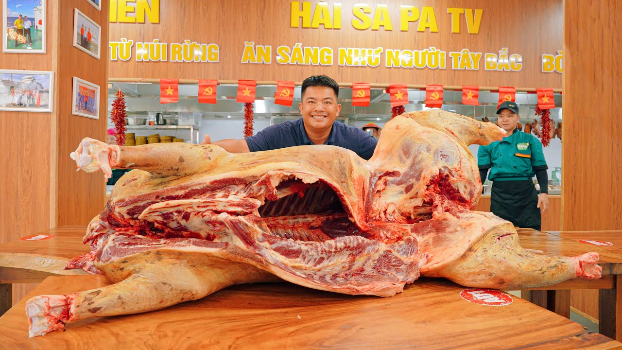 SAPA TV | THỊT NGUYÊN CON NGỰA SIÊU TO KHỔNG LỒ CHUẨN BỊ CHO ĐẠI LỄ QUỐC KHÁNH TẠI NHÀ HÀNG SAPA TV
