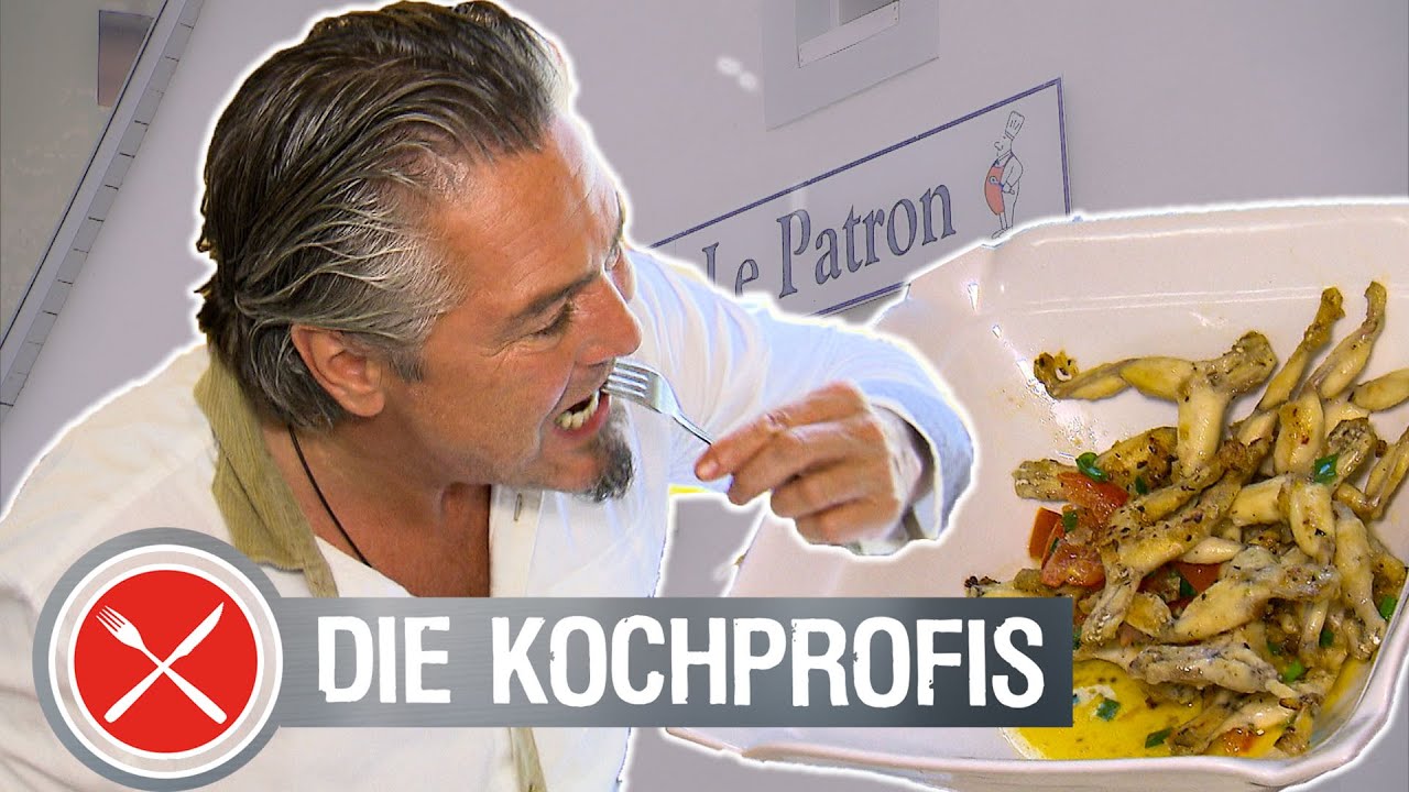 Frosch-Schenkel & Hitze-Überdosis: Jungkoch mit Preis, ohne Fleiß | Die Kochprofis - Einsatz am Herd