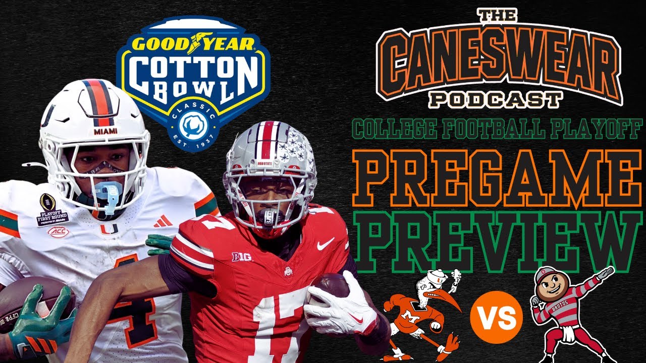 Miami vs Ohio State Pregame | CanesWear Gameday!