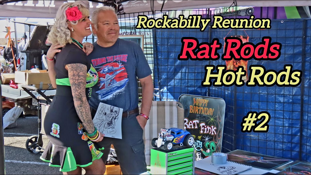 Rat Rods & Hot Rods Car Show Arizona Rockabilly Reunion 2025 Part 2 Car Show 