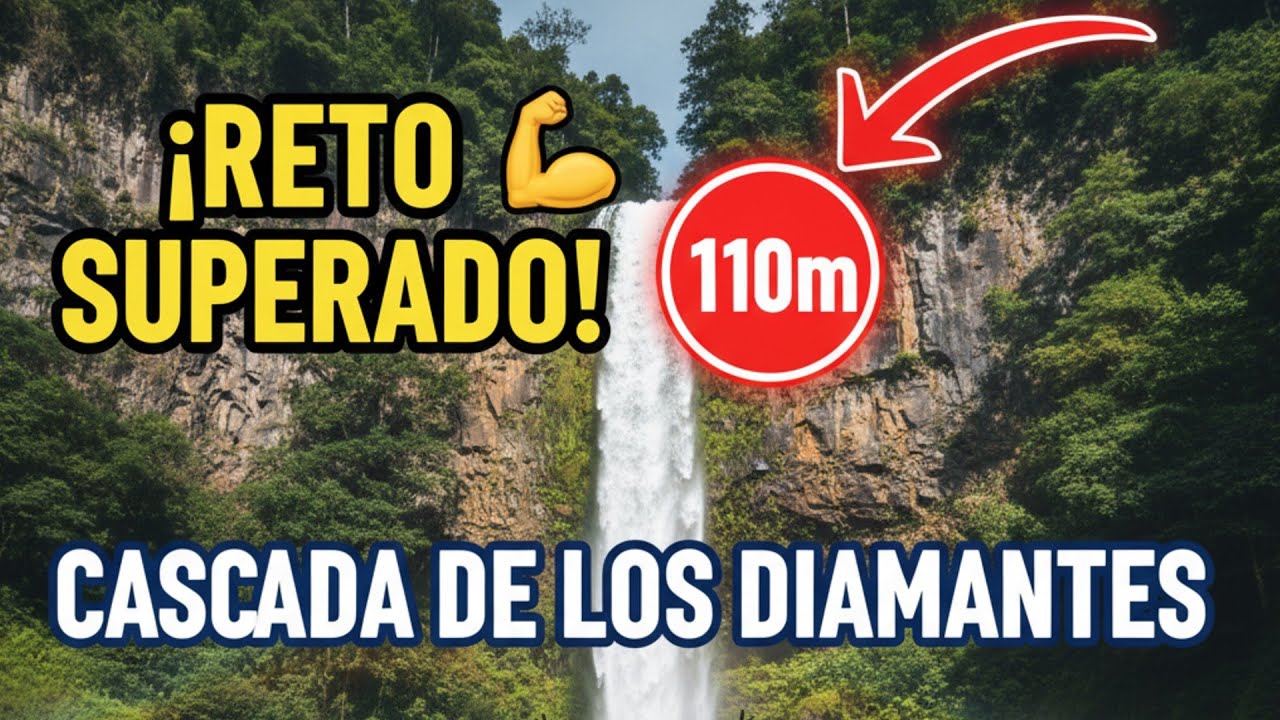 Superé la ruta EXTREMA del PARQUE DOS AGUAS y llegue a la CASCADA DE LOS DIAMANTES 🤯 |  Tlalmanalco